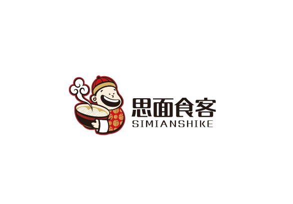 思面食客logo设计