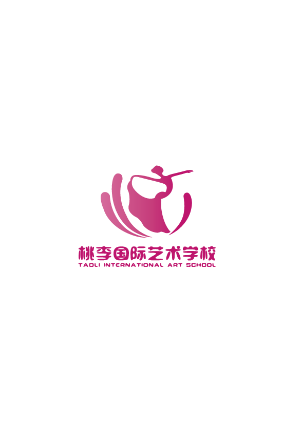 桃李国际艺术学校logo设计